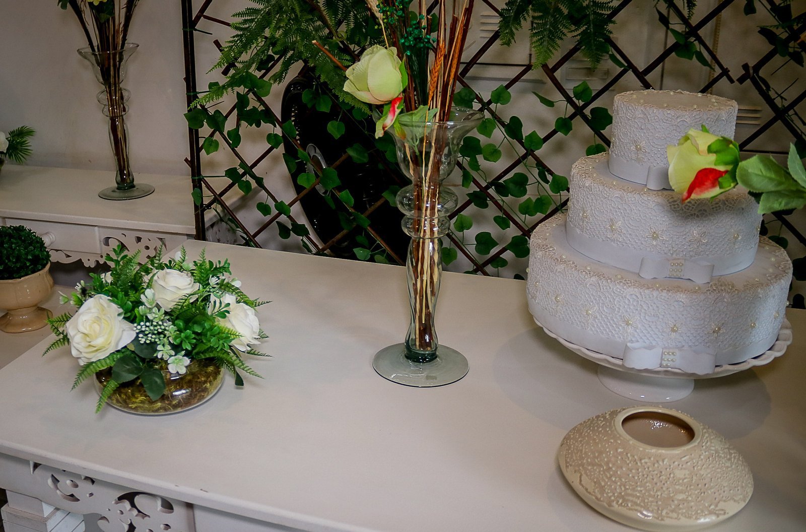 Decoração de buffet de casamento